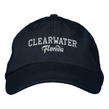 Clearwater Florida bestickte Baseballmütze