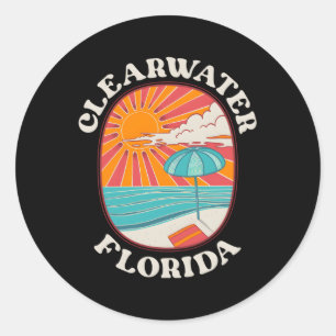 Clearwater Florida Fl Runder Aufkleber
