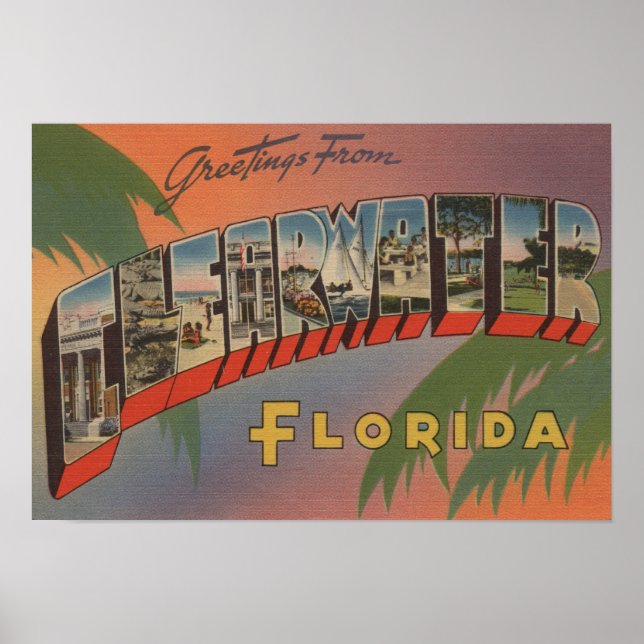 Clearwater, Florida - Großbuchstaben - Szenen 3 Poster (Vorne)