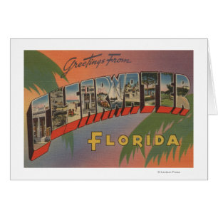 Clearwater, Florida - große Buchstabe-Szenen