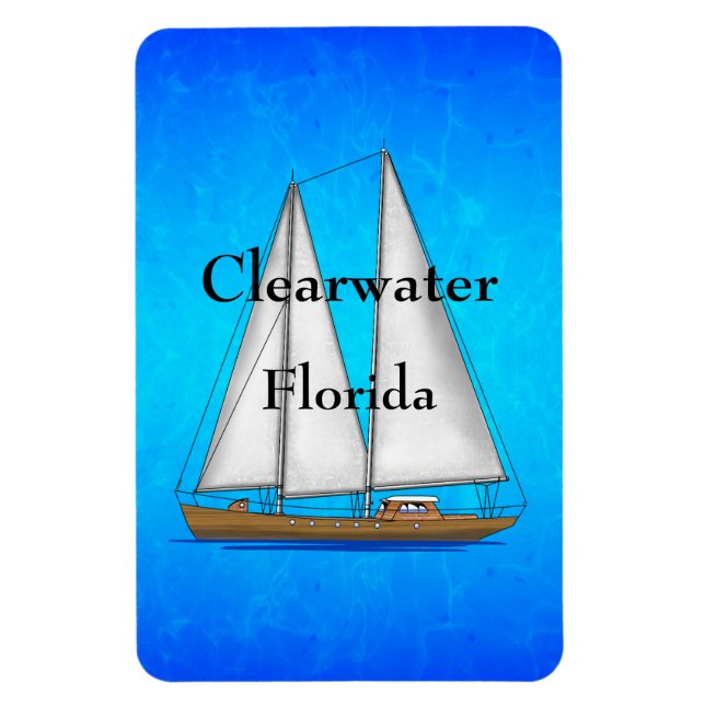 Clearwater Florida Magnet (Vertikal)