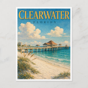 Clearwater Florida Pier 60 GeoSaga Postkarte