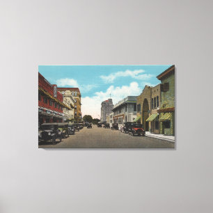 Clearwater, Florida - Südlage von Ft. Harrison Leinwanddruck
