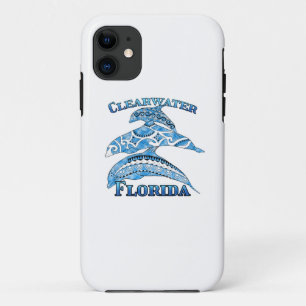 Clearwater Florida Vacation Tribal Delphine Case-Mate iPhone Hülle