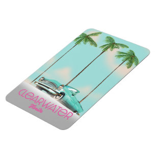 Clearwater Florida Vintage-Reiseposter Magnet
