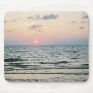 Clearwater Strand-Sonnenuntergang mousepad