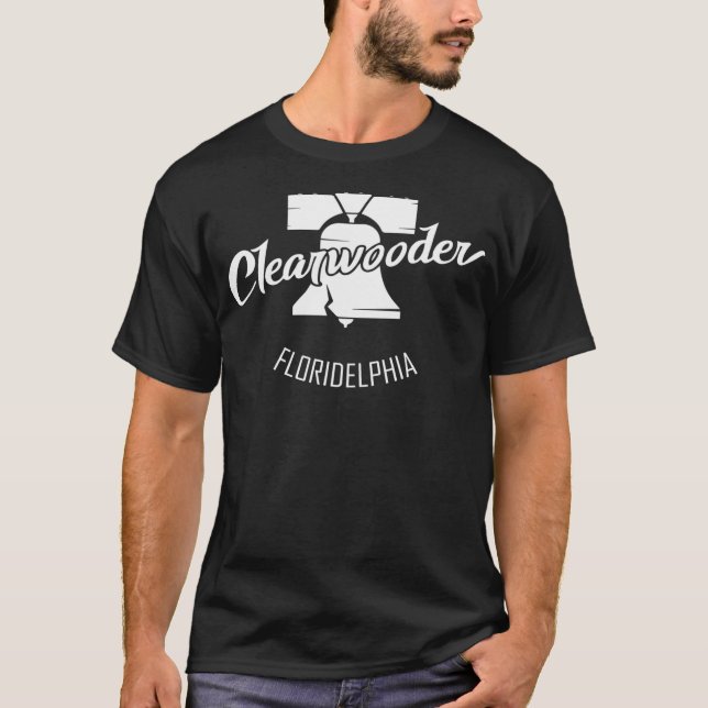 Clearwooder Funny Gift Philly Baseball T-Shirt (Vorderseite)