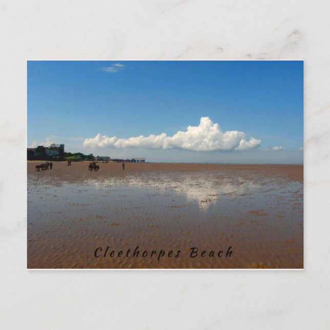 Cleethorpes Beach Postkarte (Vorderseite)