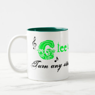 Clef-Anmerkung, Musik, Lied… Zweifarbige Tasse