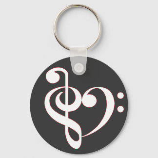 Clef Heart Keychain Schlüsselanhänger