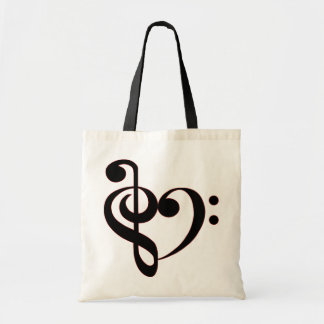 Clef-Herz-Tasche Tragetasche