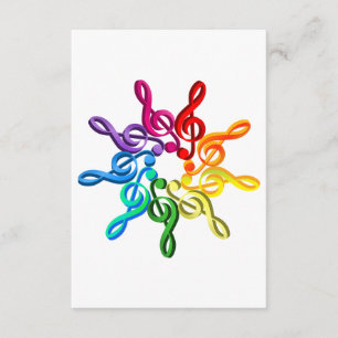 Clefs de Trebel dans des invitations d'un motif