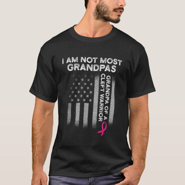 Cleft Gaumenspalte Die größte Opa Cleft starke Awa T-Shirt (Vorderseite)