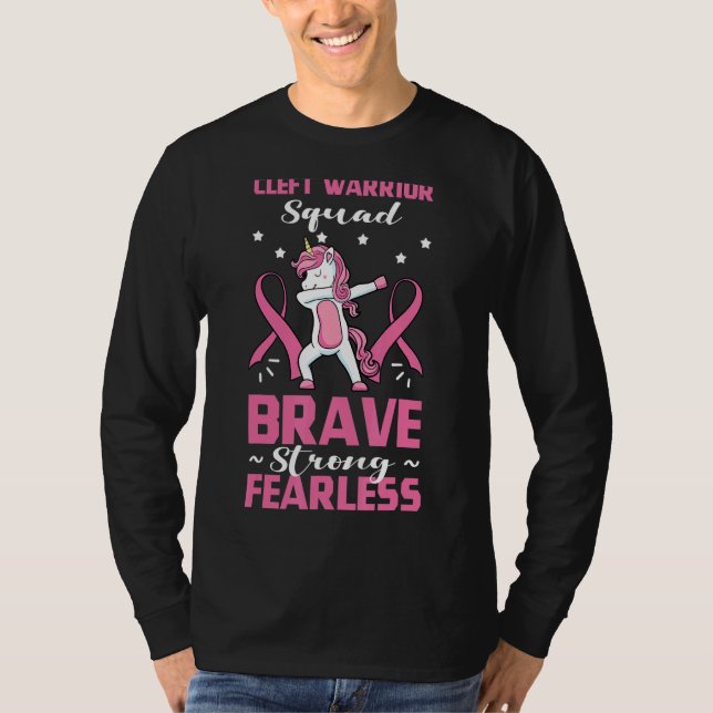 Cleft Lip Warrior Squad Palate Pink Awareness Week T-Shirt (Vorderseite)