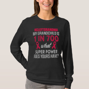 Cleft Palate Lip Oma 700 Starkes Bewusstsein T-Shirt