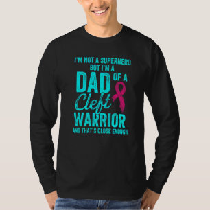 Cleft Palate Lip Vater Hero Starkes Bewusstsein T-Shirt