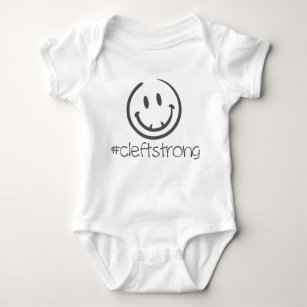 #cleftstrong Bodysuit Baby Strampler