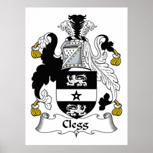 Clegg Familienwappen Poster