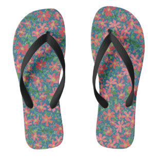 Clematika Rosa, Rot, Orangefarbene Blüte auf Deep  Flip Flops