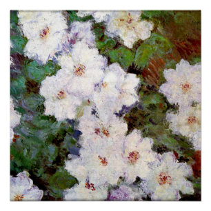 Clematis, 1887 Gemälde von Claude Monet, Poster