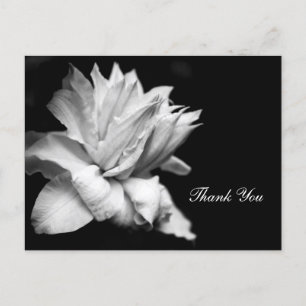 Clematis 1c Memorial Beileid Vielen Dank Postcard Postkarte