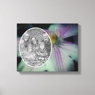 Clematis-Blütenblätter erstellen Sie Ihr eigenes F Leinwanddruck