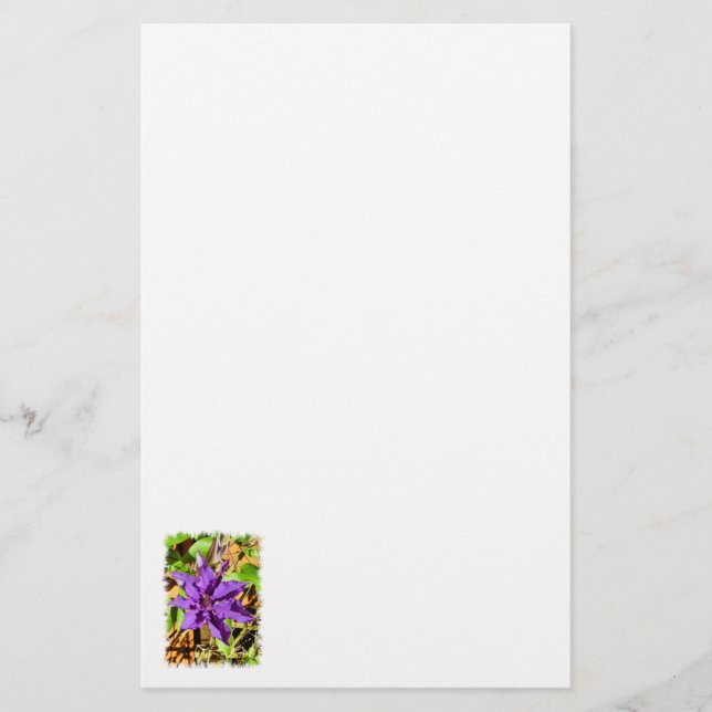 CLEMATIS BRIEFPAPIER (Vorderseite)