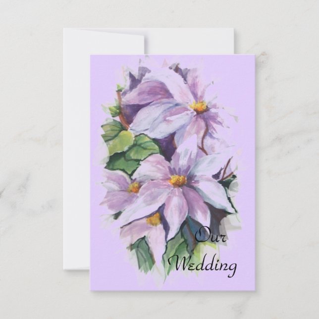 CLEMATIS EINLADUNG (Vorderseite)