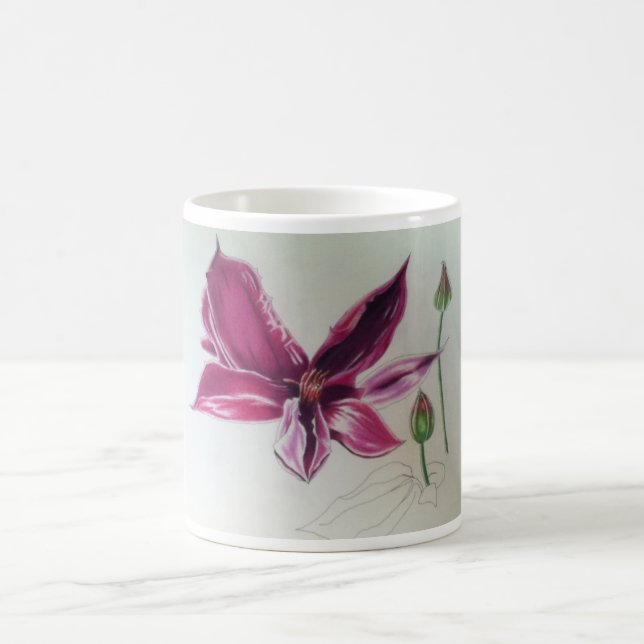 Clematis Kaffeetasse (Mittel)