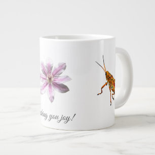 Clematis Nelly Moser. Ich wünsche Ihnen Freude! Jumbo-Tasse