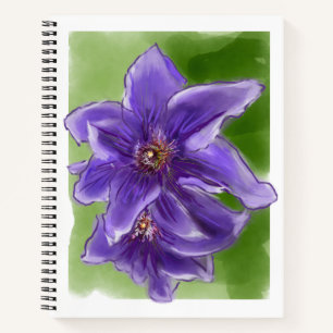 Clematis Notizbuch