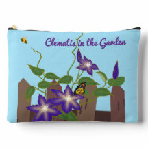 Clematis-Rebe im Garten
