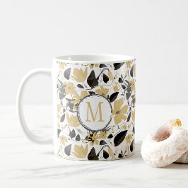 Clematis Vine Elegante Gelbe Blumen Kaffeetasse