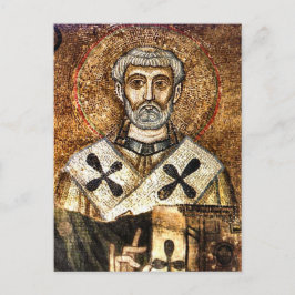 Clemens I Byzantine Mosaik Orthodox Icon Postkarte