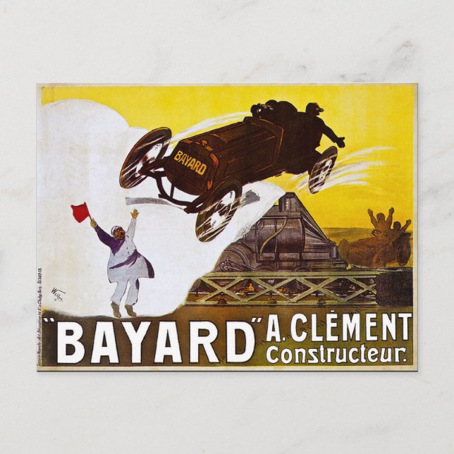 Clément-Bayard Vintage Werbung Postkarte (Vorderseite)