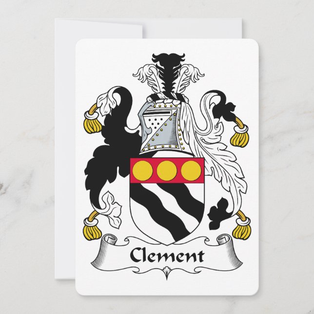 Clement-Familienwappen (Vorderseite)