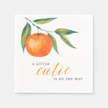 Clementine Watercolor "Süße" Babyparty