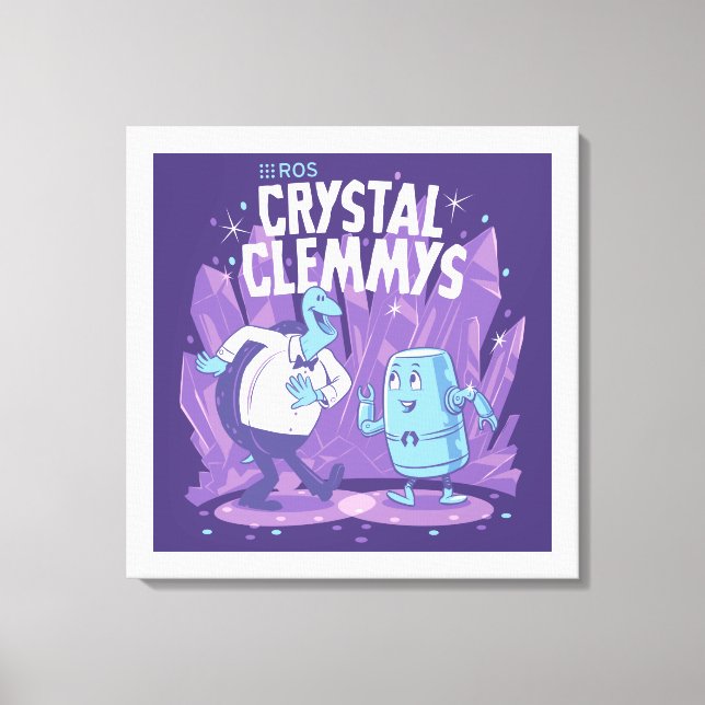 Clemmys en cristal ROS sur toile enveloppée (Recto)