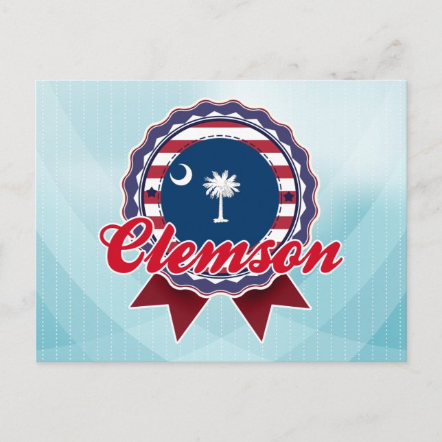 Clemson, SC Postkarte (Vorderseite)