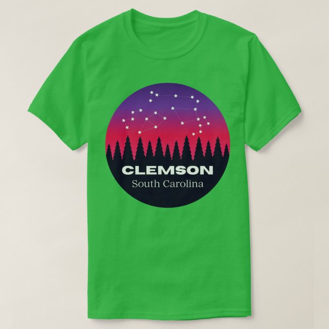 Clemson South olina Tourist Souvenir T-Shirt (Design vorne)