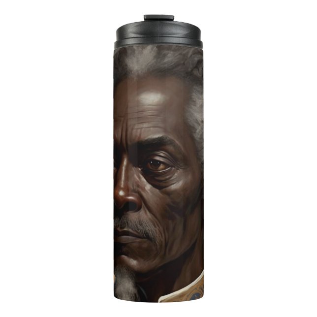 Cleon Porträt Gemälde Thermosbecher (Vorderseite)