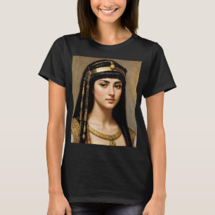 Cleopatra Ägyptische Königin Portrait Art T-Shirt