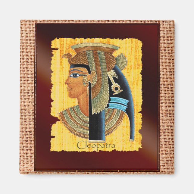 "Cleopatra" - ägyptische Kunstmagnete Magnet (Vorne)