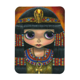 Cleopatra Doll Magnet Snake Headdress Niedlich