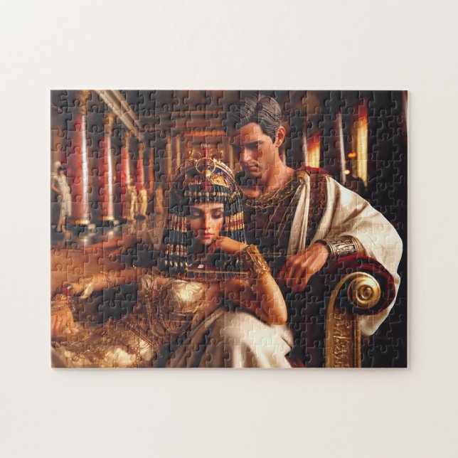 Cleopatra & Marc Antony Ancient Egypt Romance (Horizontal)