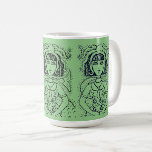 CLEOPATRA OCTOPUS MERMAID, FANTASY GOTH SIREN KAFFEETASSE