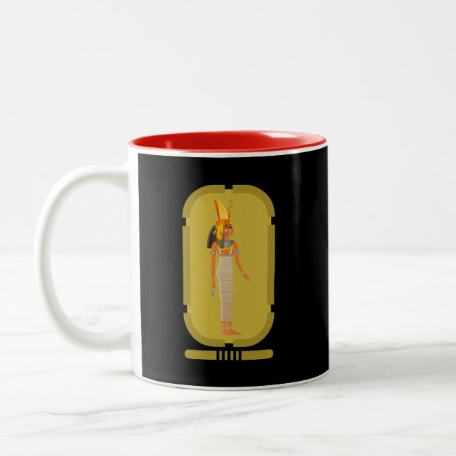 Cleopatra Zwei-Tonen-Kaffee-Tasse Zweifarbige Tasse (Links)