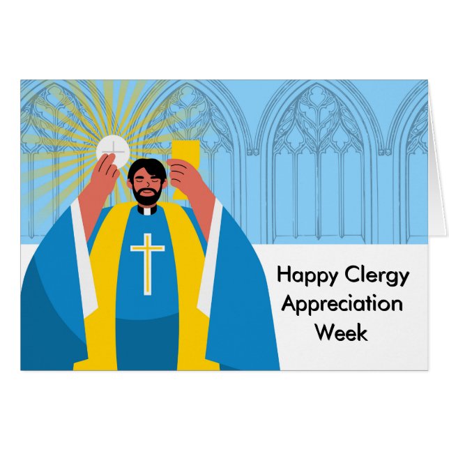 Clergy Appreciation Week Eucharist-Kommunion (Vorderseite (Horizontal))