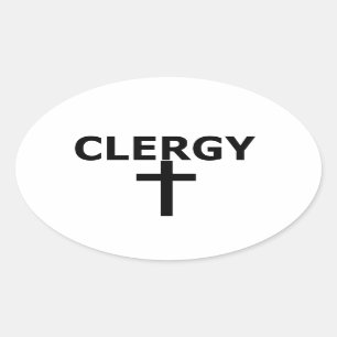 Clergy Window Sticker