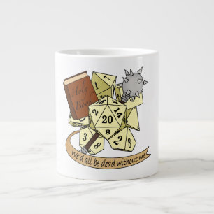 Cleric Dice Design Jumbo-Tasse